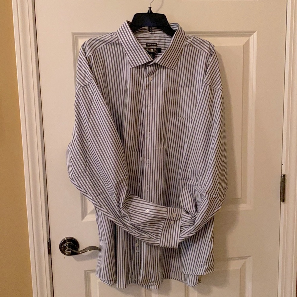 Pronto Uomo Casual/Dress LS Shirt, Size 3X